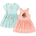 thumbnail image 1 of Disney Girls Princess Moana Dress for (Girls), 2 Pack, Sizes 2T-10, 1 of 6