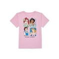 thumbnail image 1 of Disney Princesses Express Yourself Girls Short Sleeve Graphic T-Shirt, Sizes 4-16, 1 of 3