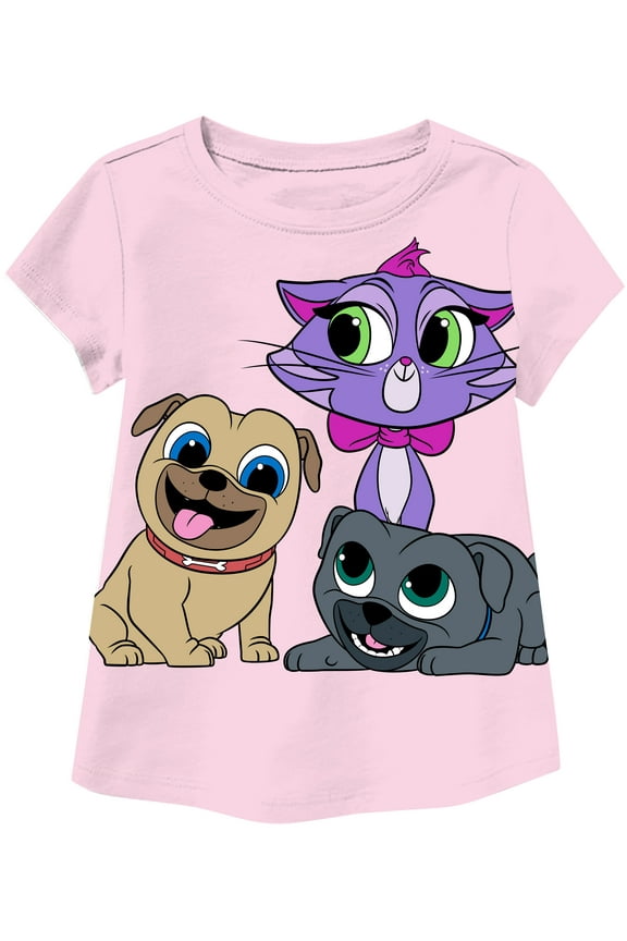Girls' Puppy Dog Pals Group Shot T-Shirt (Toddler Girls)