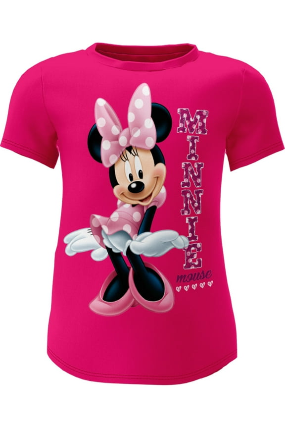 Minnie Pink Youth Fashion Top, (Girl's) XS-L