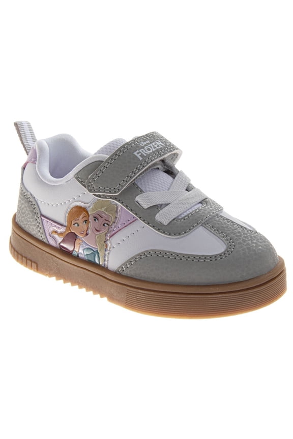 Girls Sneakers Frozen Design (Toddler Little Kids), Grey White, Size: 9
