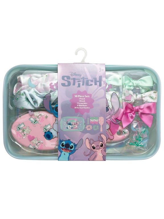 Disney, Girls, Stitch & Angel Hair Set, 30PC Gift Set