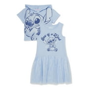 Disney Girls Stitch Hooded Cosplay Dress, 2-Piece, Sizes 4-16