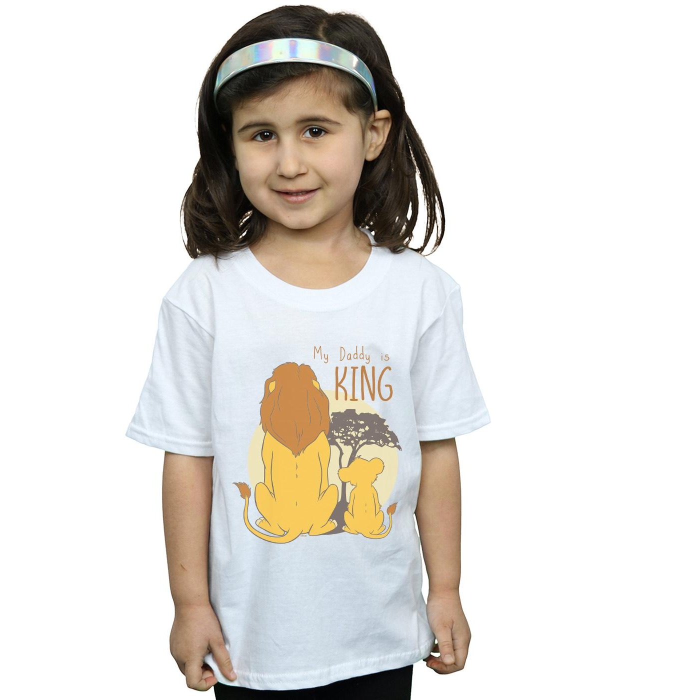 Disney Girls The Lion King My Daddy Is King Cotton TShirt