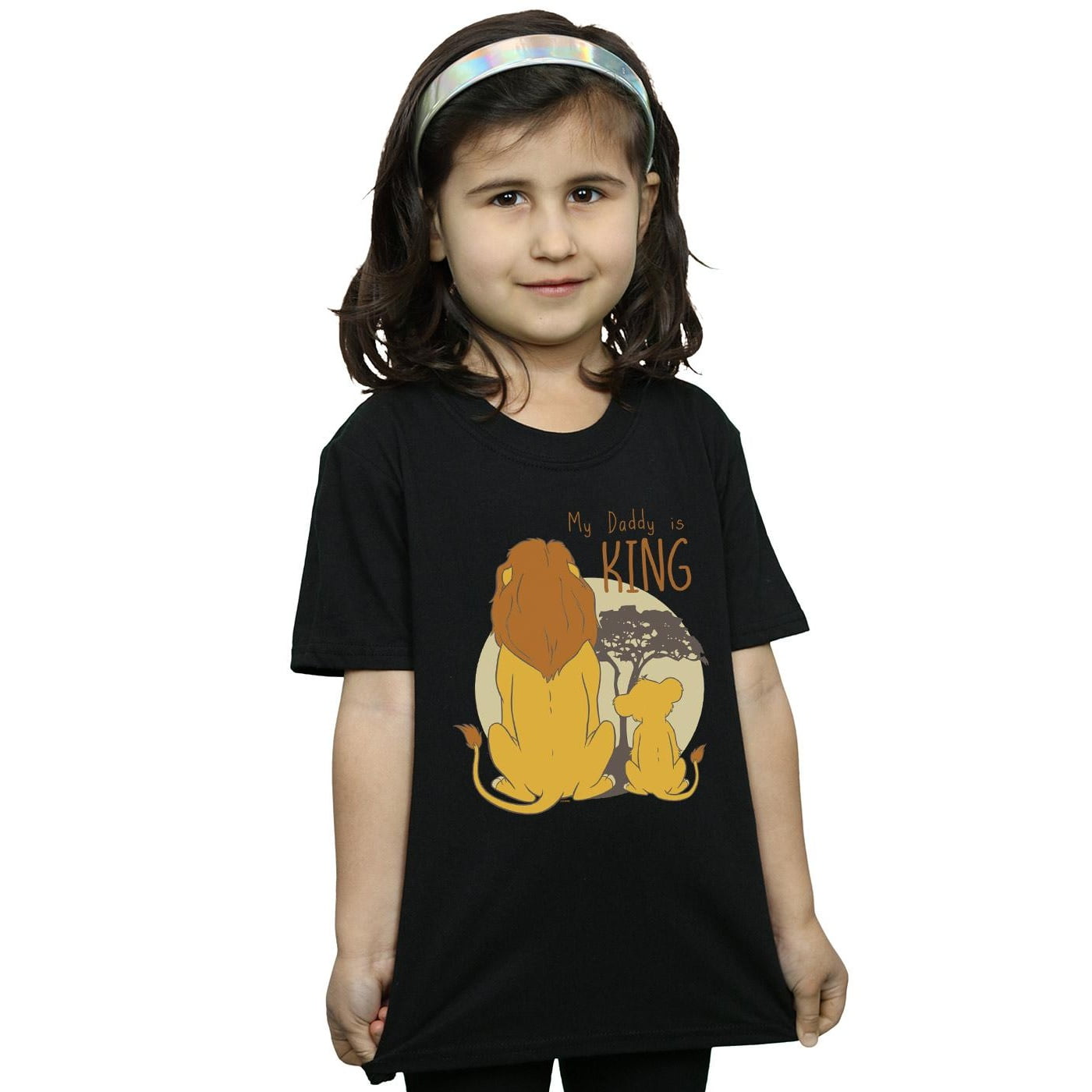 Disney Girls The Lion King My Daddy Is King Cotton TShirt