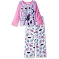 thumbnail image 1 of Disney Girls' Toddler Vampirina 2-Piece Fleece Pajama Set, Vee Pink, 4T, 1 of 1