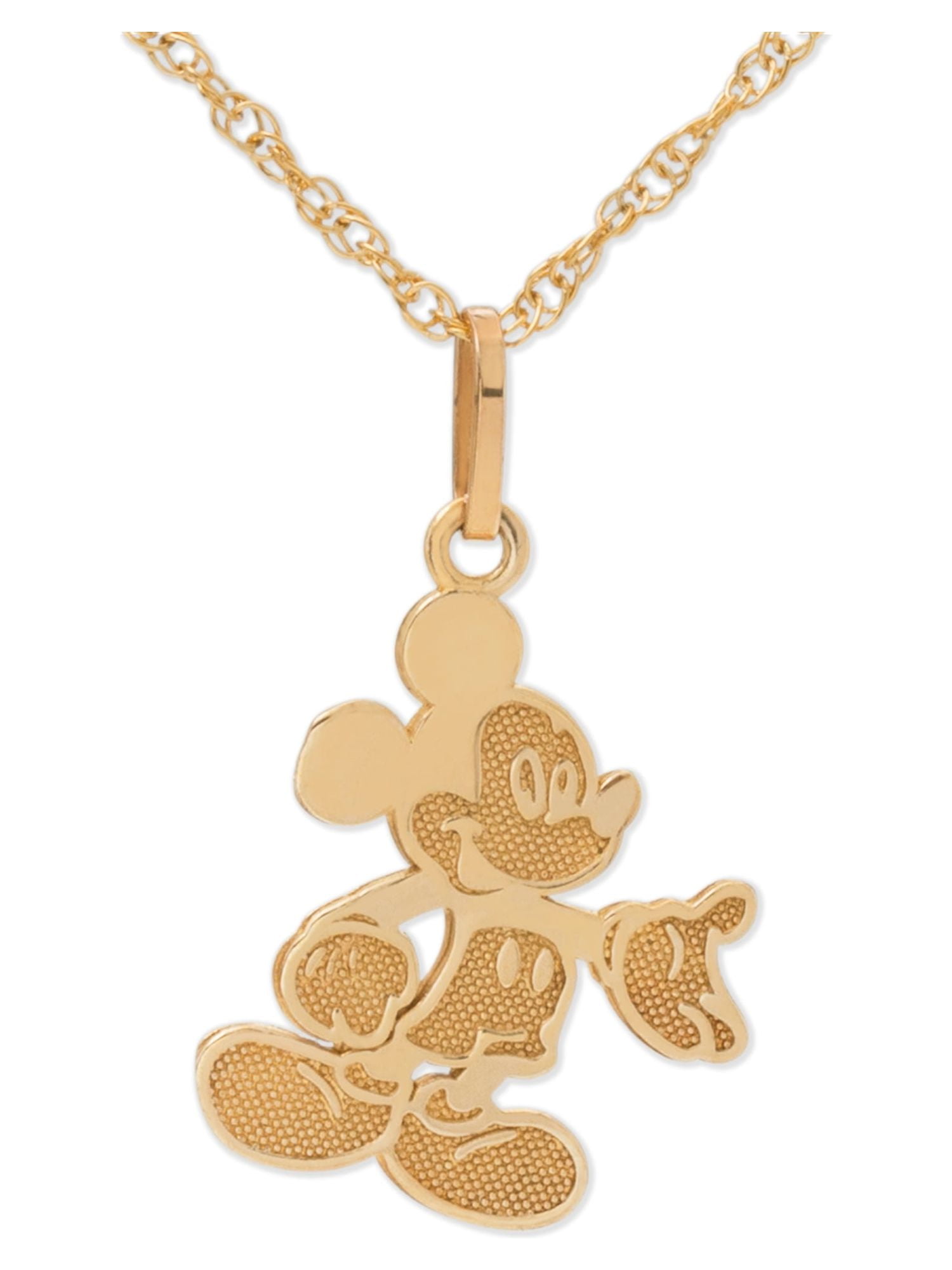 Disney Girls/Tween Mickey Mouse Ladies 10K Gold Pendant Necklace