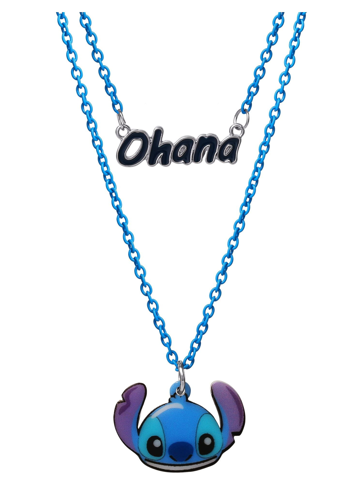 Lilo Stitch Ohana Colar Duplo para Meninas Angola Ubuy