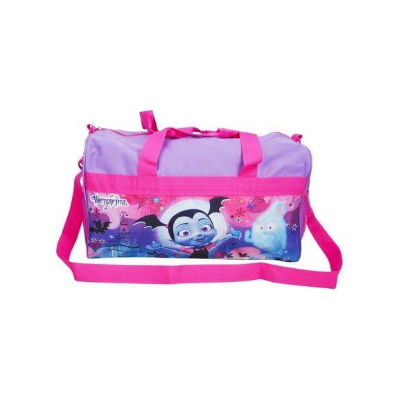 Disney Girls Vampirina Duffel Bag 18" Purple Pink