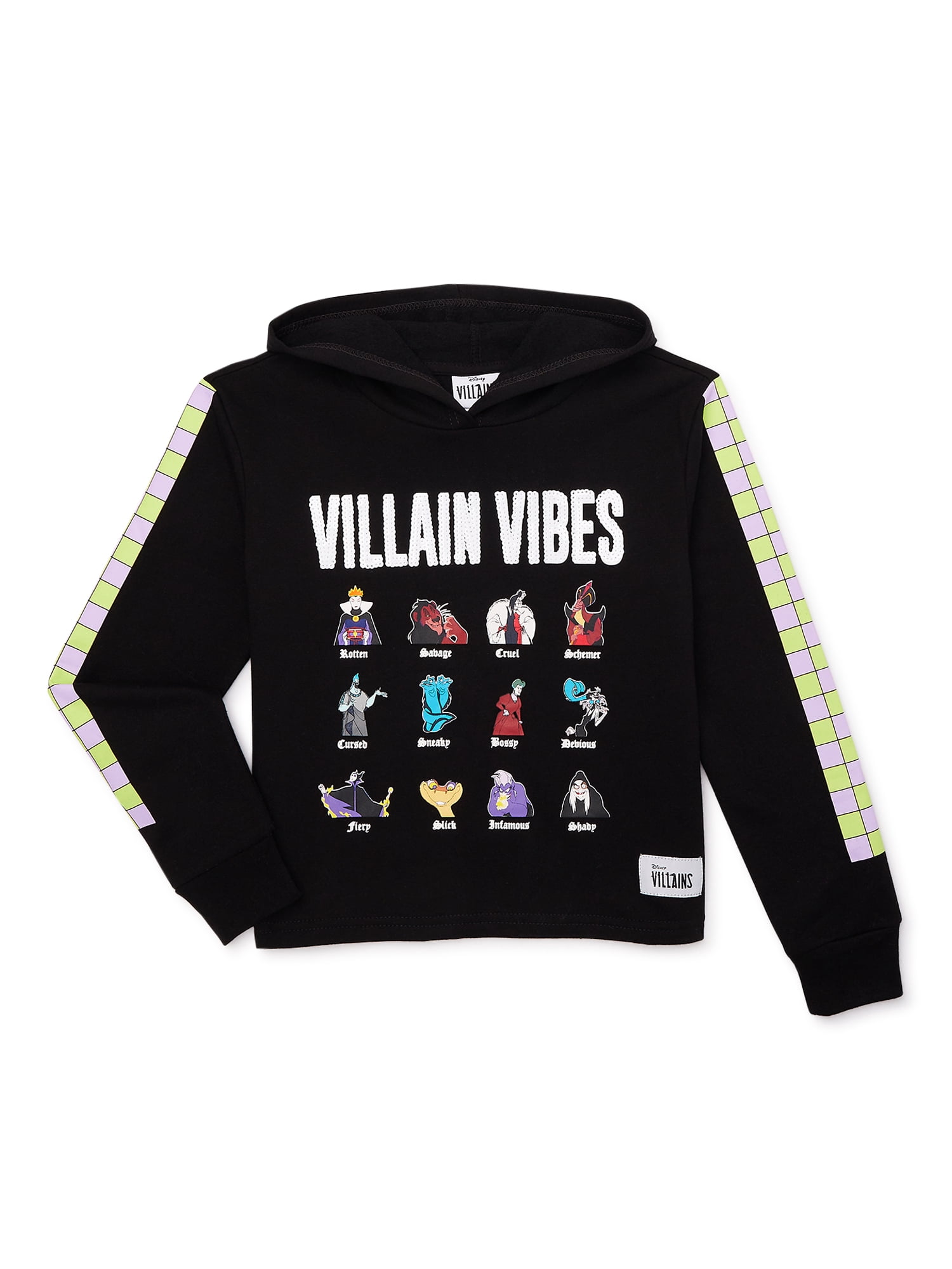 disney-girls-villain-vibes-sequined-graphic-skimmer-hoodie-sizes-7-16