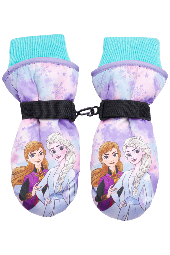 Girls' Winter Insulated Snow Ski Gloves – Minnie Mouse or Frozen II Elsa & Anna (Toddler/Little Girls)
