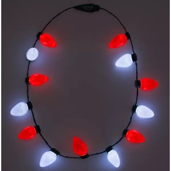 Disney Glow Necklace Mickey Mouse Holiday Lights