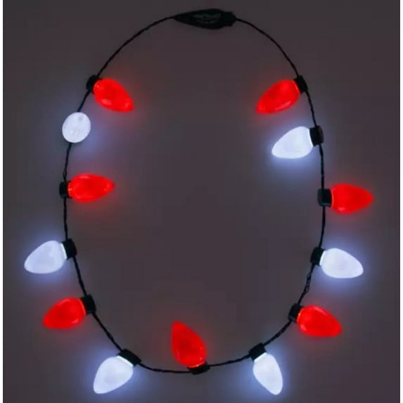 Disney Glow Necklace Mickey Mouse Holiday Lights