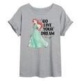thumbnail image 1 of Disney - Go Live Your Dream Ariel  - Juniors Ideal Flowy Muscle T-Shirt, 1 of 4