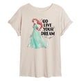 thumbnail image 1 of Disney - Go Live Your Dream Ariel  - Women's Oversized T-Shirt, 1 of 4