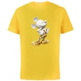 thumbnail image 1 of Disney Gold Mickey Mouse Pose - Short Sleeve Cotton T-Shirt for Adults -Customized-Yellow, 1 of 5