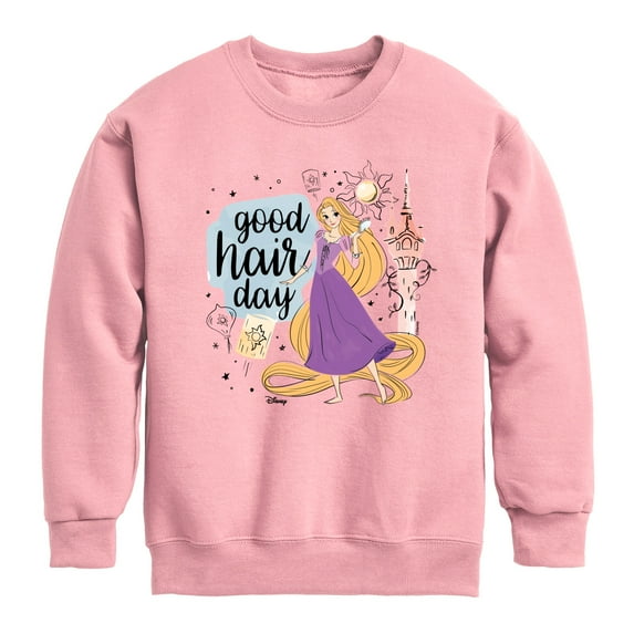 Disney - Good Hair Day - Toddler & Youth Crewneck Fleece Sweatshirt
