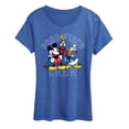 thumbnail image 1 of Disney - Good Vibes Crew - Women's Short Sleeve Graphic T-Shirt, 1 of 4