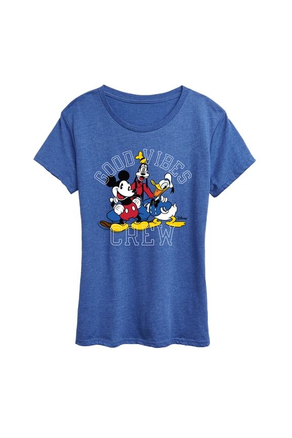 - Good Vibes Crew - Women's Short Sleeve Graphic T-Shirt