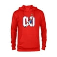 thumbnail image 1 of Disney Goofy #00 Football Catch Sports - Pullover Hoodie for Adults - Customized-Red, 1 of 5