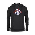 thumbnail image 1 of Disney Goofy Baseball Pitcher Bubble Gum Distressed - Pullover Hoodie for Adults - Customized-Black, 1 of 5