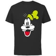 thumbnail image 1 of Disney Goofy Big Face - Short Sleeve Cotton T-Shirt for Adults -Customized-Black, 1 of 5
