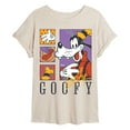 thumbnail image 1 of Disney - Goofy Boxes Oversized - Womens Oversized Graphic T-Shirt, 1 of 4