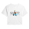 thumbnail image 1 of Disney - Goofy Chest - Juniors Cropped Short Sleeve Graphic T-Shirt, 1 of 4