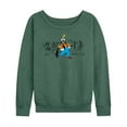 thumbnail image 1 of Disney - Goofy Chest - Women's French Terry Long Sleeve Pullover, 1 of 4