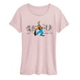 thumbnail image 1 of Disney - Goofy Chest - Women's Short Sleeve Graphic T-Shirt, 1 of 3