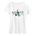 thumbnail image 1 of Disney - Goofy Chest - Women's Short Sleeve Graphic T-Shirt, 1 of 4