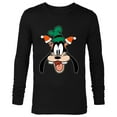 thumbnail image 1 of Disney Goofy Christmas Santa Hat Holiday Headband - Long Sleeve T-Shirt for Men - Customized-Black, 1 of 5