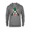 thumbnail image 1 of Disney Goofy Christmas Santa Hat Holiday Headband - Pullover Hoodie for Adults - Customized-Athletic Heather, 1 of 5
