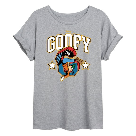 Disney - Goofy Collegiate - Women's Oversized T-Shirt