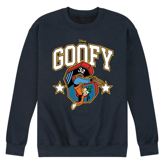 Disney - Goofy Collegiate - Men's Crew Neck Fleece Pullover