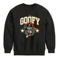 thumbnail image 1 of Disney - Goofy Collegiate - Toddler & Youth Crewneck Fleece Sweatshirt, 1 of 4