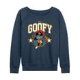 thumbnail image 1 of Disney - Goofy Collegiate - Women's Lightweight French Terry Long Sleeve Shirt, 1 of 5
