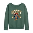 thumbnail image 1 of Disney - Goofy Collegiate - Women's Lightweight French Terry Long Sleeve Shirt, 1 of 5