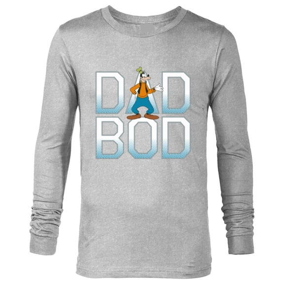 Disney Goofy Dad Bod - Long Sleeve T-Shirt for Men - Customized-Athletic Heather
