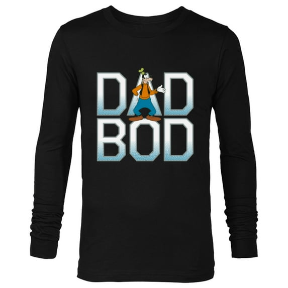 Disney Goofy Dad Bod - Long Sleeve T-Shirt for Men - Customized-Black