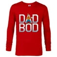 thumbnail image 1 of Disney Goofy Dad Bod - Long Sleeve T-Shirt for Men - Customized-New Red, 1 of 5
