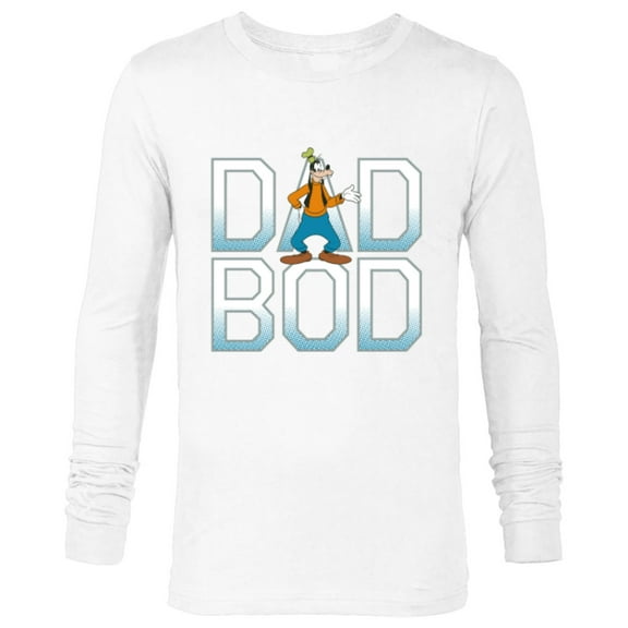 Disney Goofy Dad Bod - Long Sleeve T-Shirt for Men - Customized-White