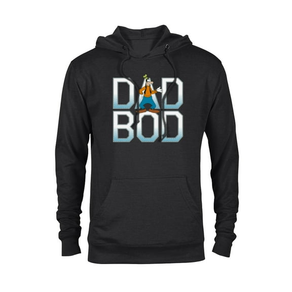 Disney Goofy Dad Bod - Pullover Hoodie for Adults - Customized-Black