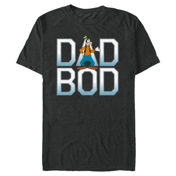 Disney Goofy Dad Bod - Short Sleeve Blended T-Shirt for Adults - Customized-Dark Heather