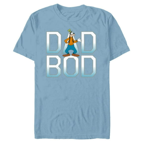 Disney Goofy Dad Bod - Short Sleeve Blended T-Shirt for Adults - Customized-Ocean Blue