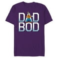 thumbnail image 1 of Disney Goofy Dad Bod - Short Sleeve Blended T-Shirt for Adults - Customized-Purple, 1 of 5