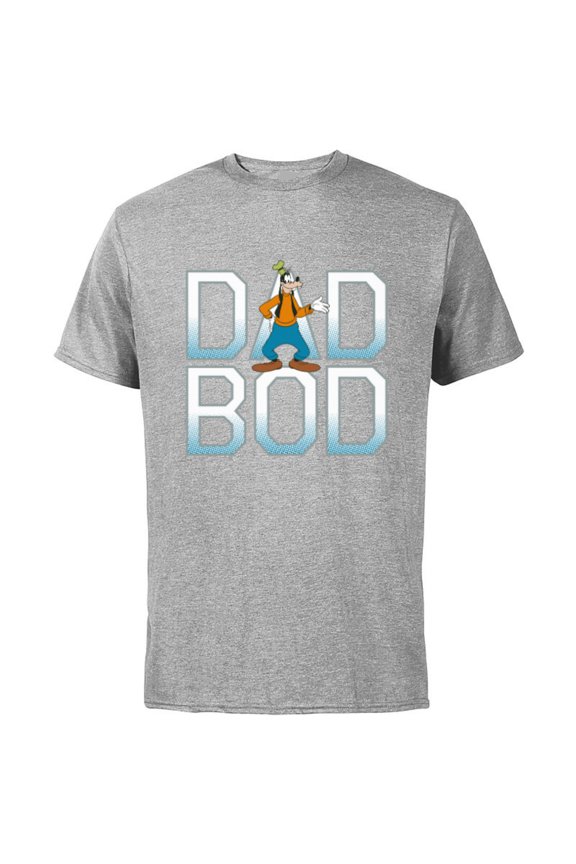 Goofy Dad Bod - Short Sleeve Cotton T-Shirt for Adults - Customized-Athletic Heather