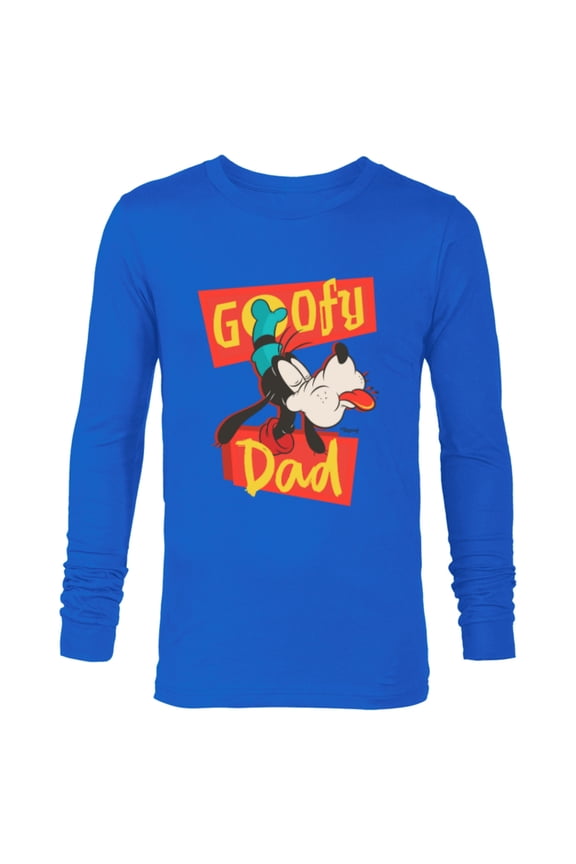 Goofy Dad Family Trip Father’s Day - Long Sleeve T-Shirt for Men - Customized-Navy
