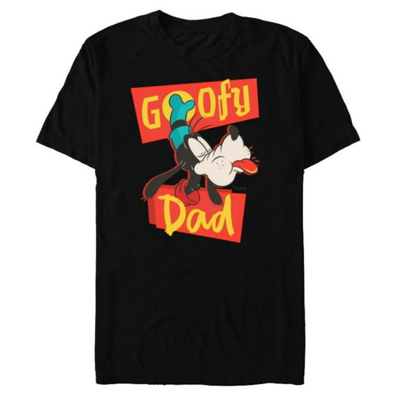Disney Goofy Dad Family Trip Father’s Day - Short Sleeve Blended T-Shirt for Adults - Customized-Black