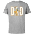 thumbnail image 1 of Disney Goofy Dad - Short Sleeve Cotton T-Shirt for Adults - Customized-Athletic Heather, 1 of 5